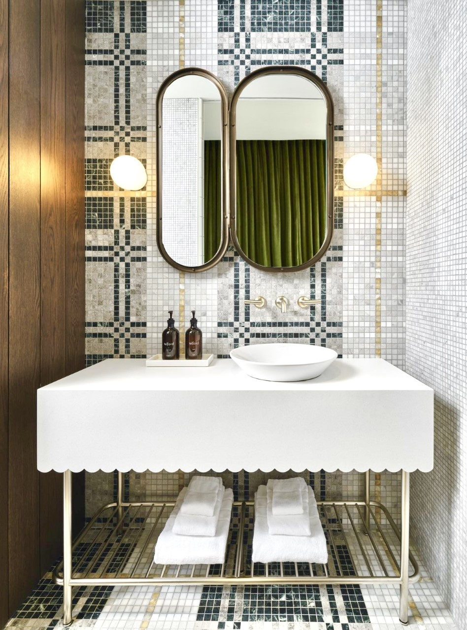 Colin and Justin Use mini mosaic tiles for maximum effect Toronto Sun