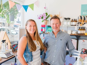 Jacquie Rushlow and  husband Andrew Murray are on a mission to change  personal product consumption, becoming advocates of refilling as a way to kick-start a plastic-free routine.