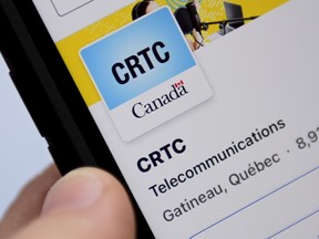 The social-media page of the Canadian Radio-television and Telecommunications Commission (CRTC) on May 17, 2021.