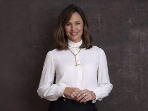 Jennifer Garner, a cast member and executive producer in the Apple TV+ television series "The Last Thing He Told Me," poses for a portrait during the Winter Television Critics Association Press Tour on Wednesday, Jan. 18, 2023, at The Langham Huntington Hotel in Pasadena, Calif.