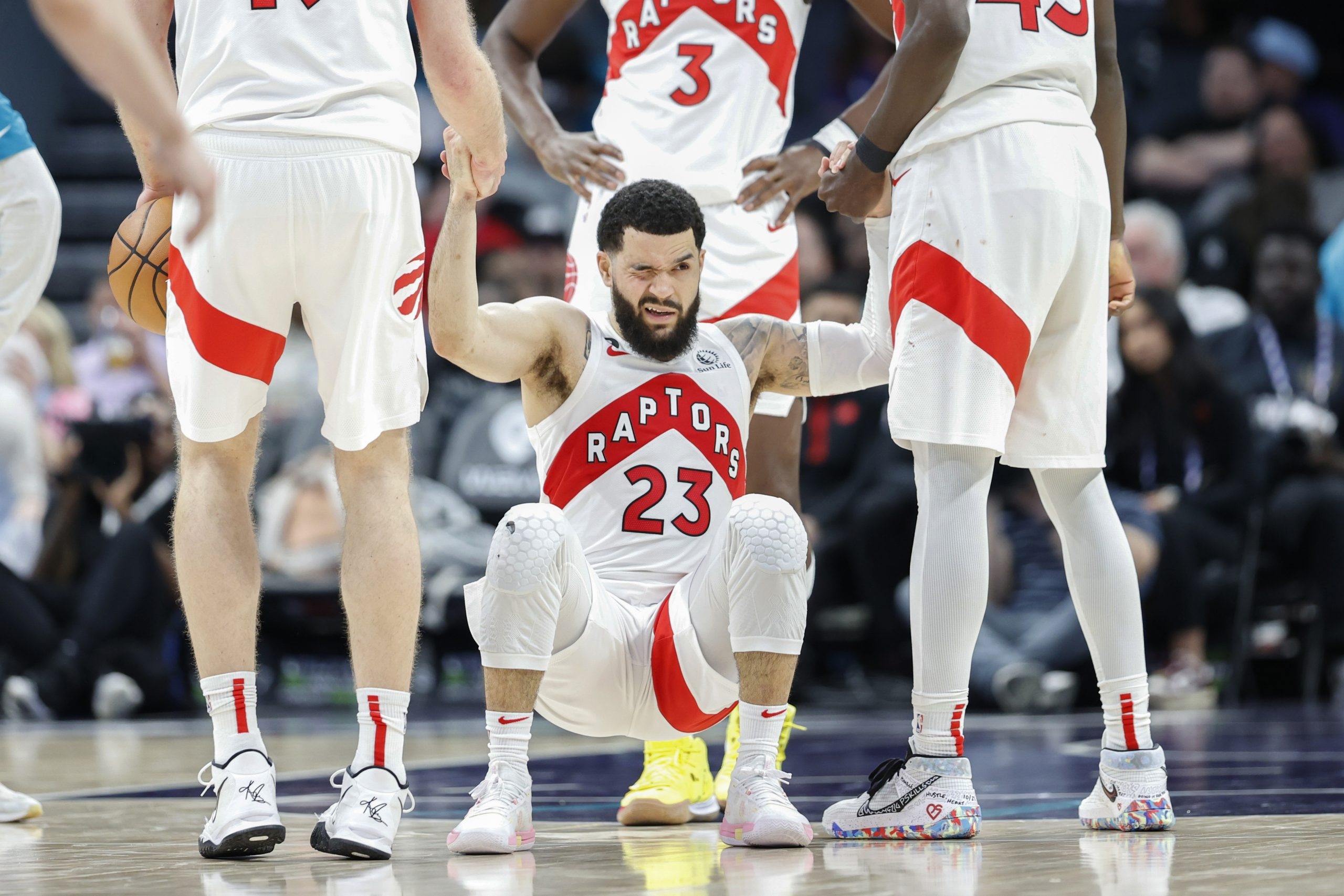 Fred VanVleet sets franchise record with 20 assists in win over Hornets