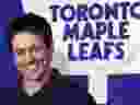 Maple Leafs' Doug Gilmour smiles as he answers questions at a news conference after arriving in Calgary, Wednesday, March 12, 2003. 