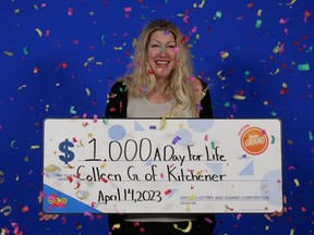 Colleen Godard of Kitchener opted for $7 million lump sum after winning daily grand in July 18 draw.