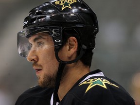 Raymond Sawada of the Dallas Stars at American Airlines Center on September 29, 2011 in Dallas, Texas.