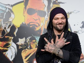Bam Margera arives at The World Premiere Of Lionsgate 'The Last Stand' held at Grauman's Chinese Theatre on January 14, 2013 in Hollywood, California.