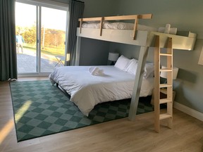 One of eight bedrooms in the Carter House at Black Bear Ridge. (Jane Stevenson/Toronto Sun)