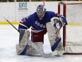 Pictured is Bloomfield native Jett Alexander in 2019 as a member of the North York Rangers of the Ontario Junior Hockey League.