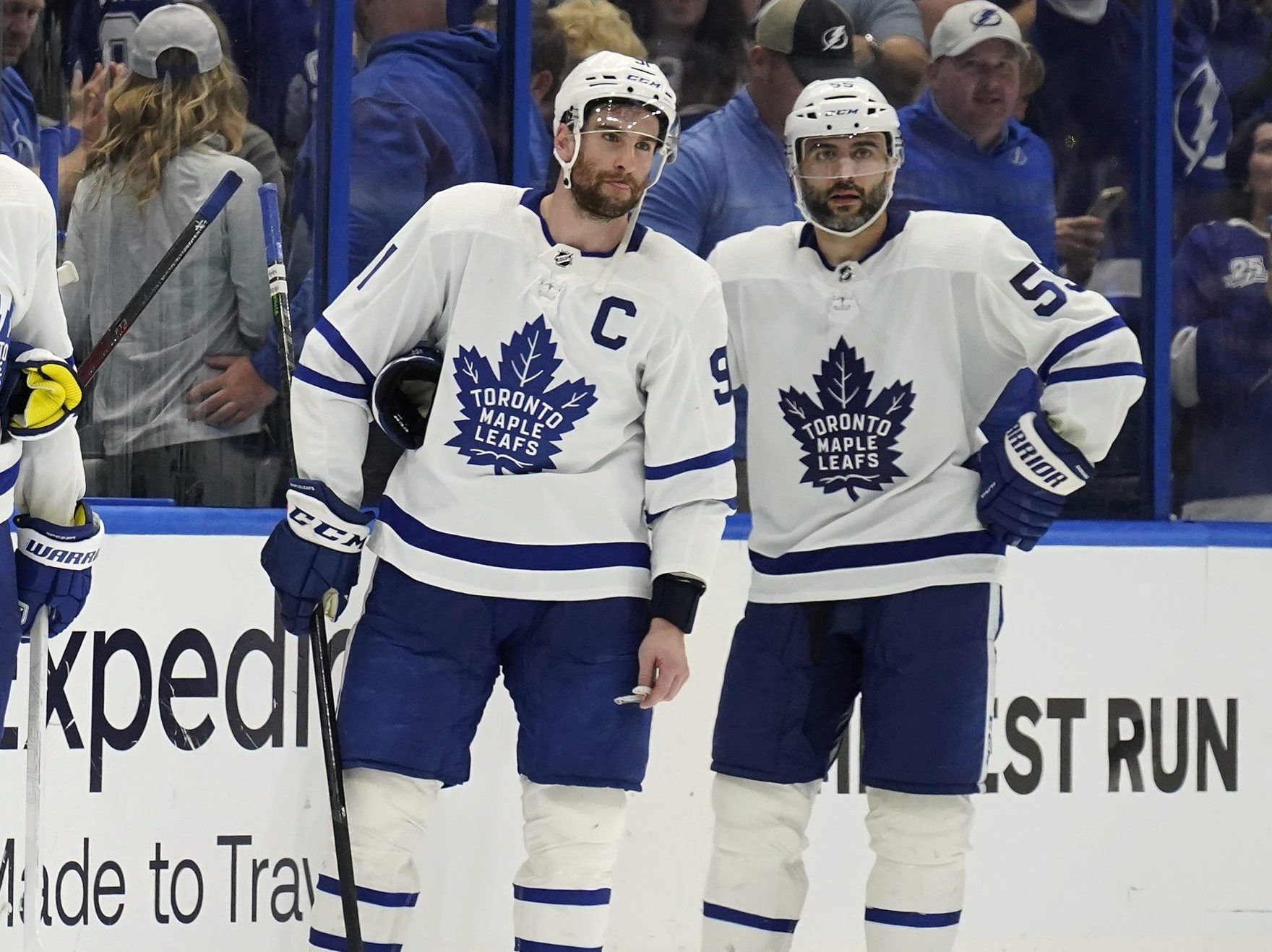 It's a No Brainer': Maple Leafs' Tavares and Giordano Take Part in Canada's  Largest Charity Hockey Fundraiser - The Hockey News Toronto Maple Leafs  News, Analysis and More
