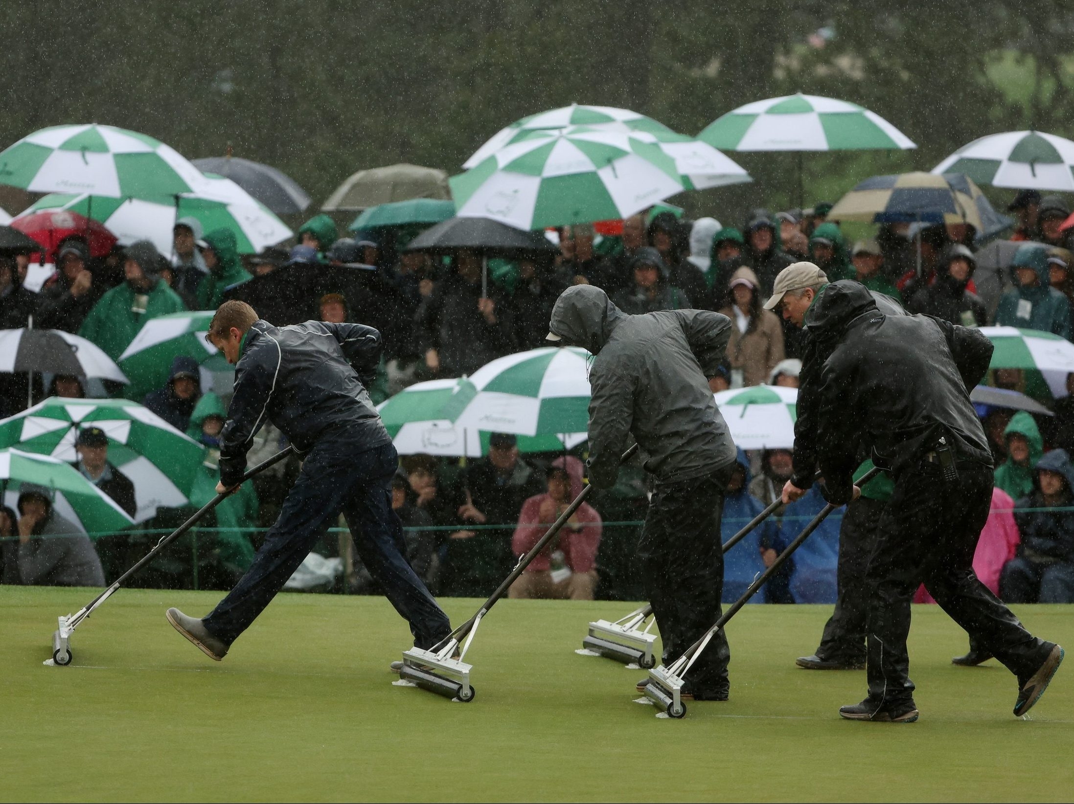 MASTERS EXPLAINER How Augusta National can stay dry even when it's wet