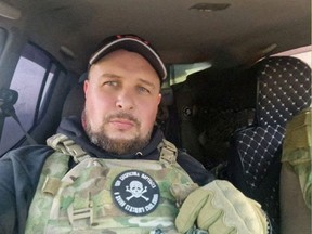 A well-known Russian military blogger, Vladlen Tatarsky, is seen in this undated social media picture obtained by Reuters on April 2, 2023.