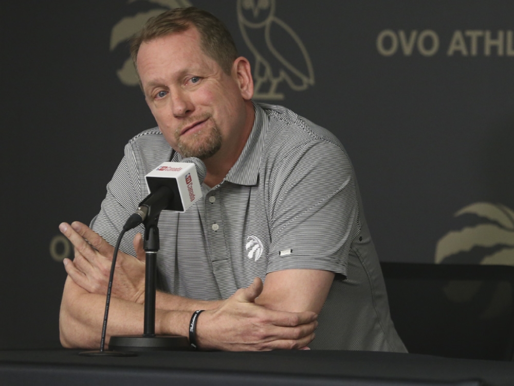 Raptors’ head coach Nick Nurse earned his walking papers