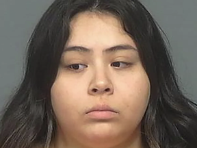 Natally Garcia, 24, was arrested for allegedly letting students fight.