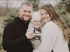 Mitchell Place, 29, died on April 13 while leaving a worksite in Ottawa. Tragically, his wife Jaymee is pregnant and they have a three-year-old daughter, Layne.