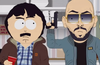 Andrew Tate, right, gets the South Park treatment. SOUTH PARK STUDIOS