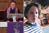 WOW: Rev. Micah Louwagie, left, compared Nashville killer Audrey Hale to Jesus Christ. They also said whats happening to trans people in the U.S. is just like … the Holocaust.