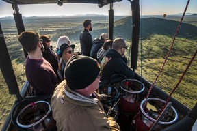 The view from the Double T basket during a morning hot air balloon ride Hot Air Expeditions north of Scottsdale. Ernest Doroszuk/Toronto Sun