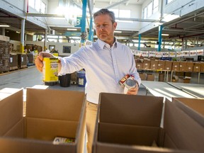 Daily Bread Food Bank CEO Neil Hetherington at the Etobicoke facility in Toronto on Wednesday Dec. 21, 2022.