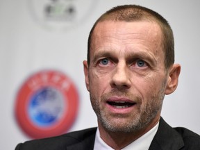 Union of European Football Associations (UEFA) President Aleksander Ceferin.