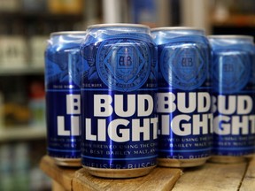 Cans of Bud Light