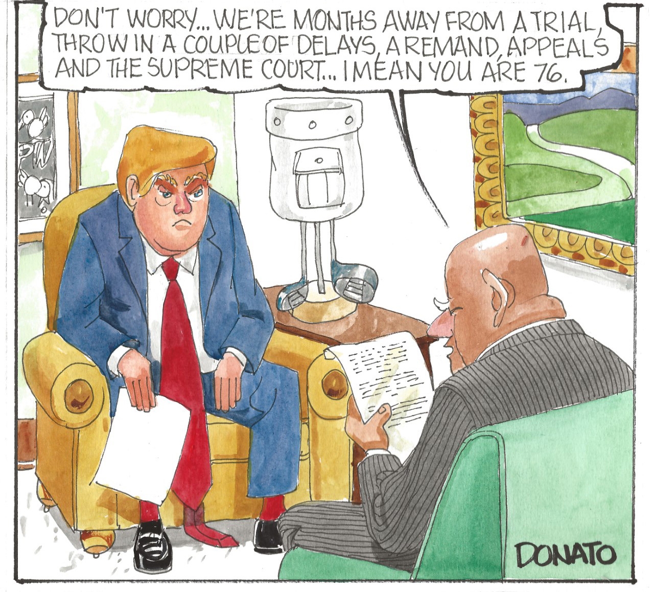Andy Donato cartoon, April 2, 2023