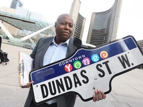Former Toronto councillor Rob Davis was first in line to sign up for the city’s mayoral race on April 3, 2023. (Jack Boland, Toronto Sun)