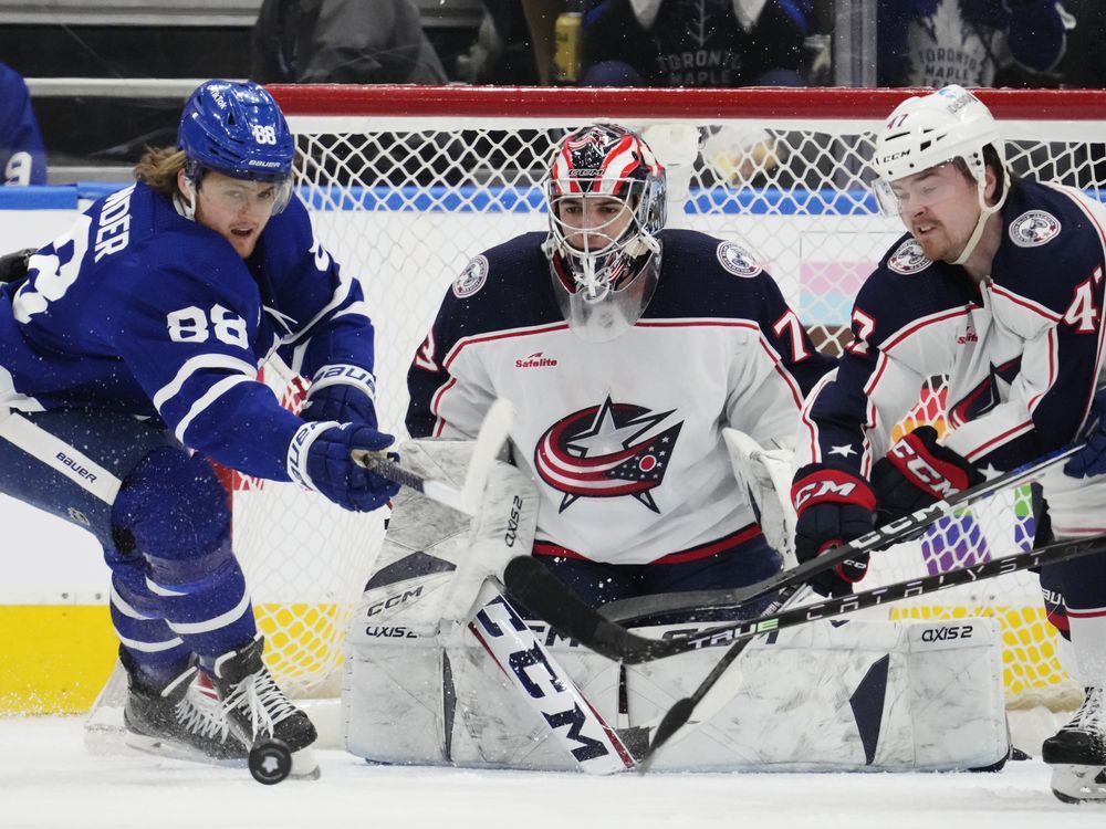 Maple Leafs Double Up Blue Jackets With Pair From Zach Aston-Reese ...