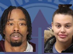 (L) Kemoy Chisholm, 31, and (R) Roslyn Smith, 25, face various charges in relation to a human trafficking investigation.