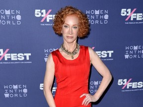 Kathy Griffin is pictured in a photo taken in 2019.