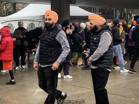 Thousands took part in Sunday's Khalsa Day celebration in downtown Toronto to mark the Sikh New Year.