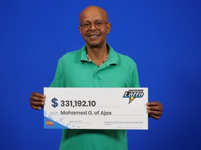 Mohamed Goley hit it big on Lightning Lotto March 13, 2023.