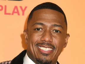 Nick Cannon attends the opening night of "Thoughts of a Coloured Man" in New York City, Oct. 13, 2021.
