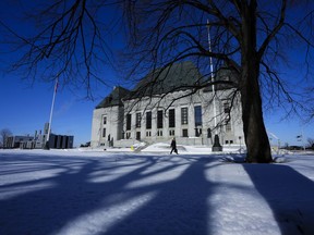 The Supreme Court of Canada is pictured in Ottawa on Friday, March 3, 2023.