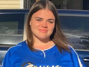 Layla Silvernail is pictured in a photo posted to a GoFundMe page set up by Southeastern Fastpitch seeking donations for her funeral on behalf of her family.