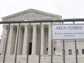 The Supreme Court building is seen on Capitol Hill, Monday, March 27, 2023, in Washington.