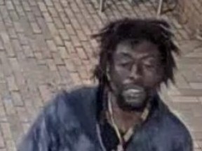 Toronto Police are looking for his stabbing suspect.