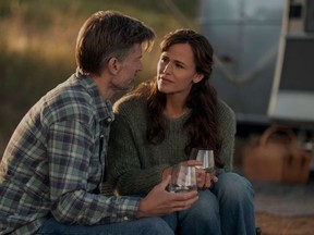 Nikolaj Coster-Waldau and Jennifer Garner in a scene from The Last Thing He Told Me, coming to Apple TV+ this Friday.