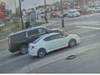 Peel Regional Police say a white four-door Scion with black rims was seen leaving the area of a fatal shooting on April 20, 2023.