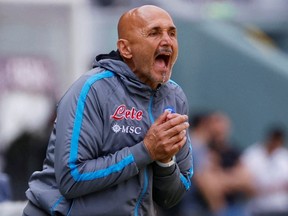 Napoli coach Luciano Spalletti.