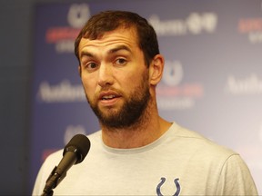 Indianapolis Colts quarterback Andrew Luck announced his retirement in 2019.