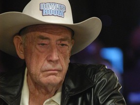 Professional poker player Doyle Brunson.