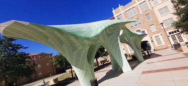 The Texas Tech Public Art Collection can be found throughout the sprawling university campus. SARA SHANTZ PHOTO