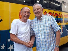 Chas Newby, right, is seen in a photo posted by the Cavern Club.