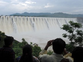 Sardar Sarovar Narmada Dam on Narmada river