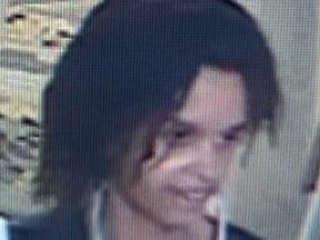 An image released by Toronto Police of a suspect in an alleged voyeurism case.
