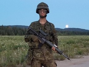 A photo of Alexandre Matheussen, a man who pleaded guilty on May 8, 2023 to sexually abusing a 13-year-old old girl. At the time of his arrest, Matheussen was a member of the Canadian Armed Forces.