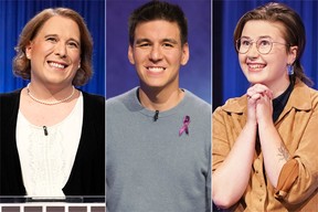 Amy Schneider, James Holzhauer and Mattea Roach will compete on Jeopardy! Masters.