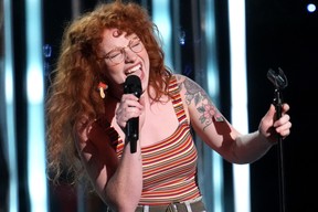 Sara Beth Liebe seen performing on American Idol