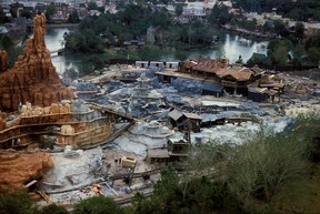 Big Thunder Mountain Railroad Under Construction at Magic Kingdom Park