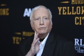 Richard Dreyfuss arrives at the Los Angeles premiere of "Murder at Yellowstone City" on Thursday June 23, 2022, at Harmony Gold Theater.