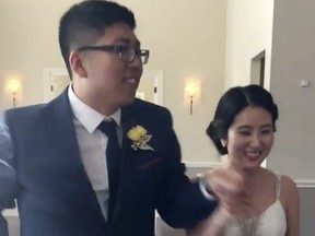 the wedding of Kyu and Cindy Cho.